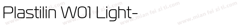 Plastilin W01 Light字体转换